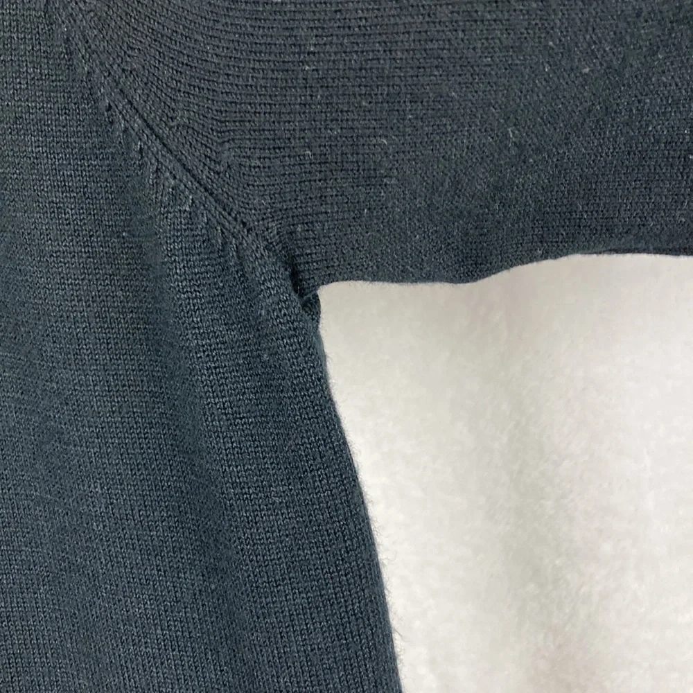 Women’s Black Shawl Collar Open Cardigan sz Medium